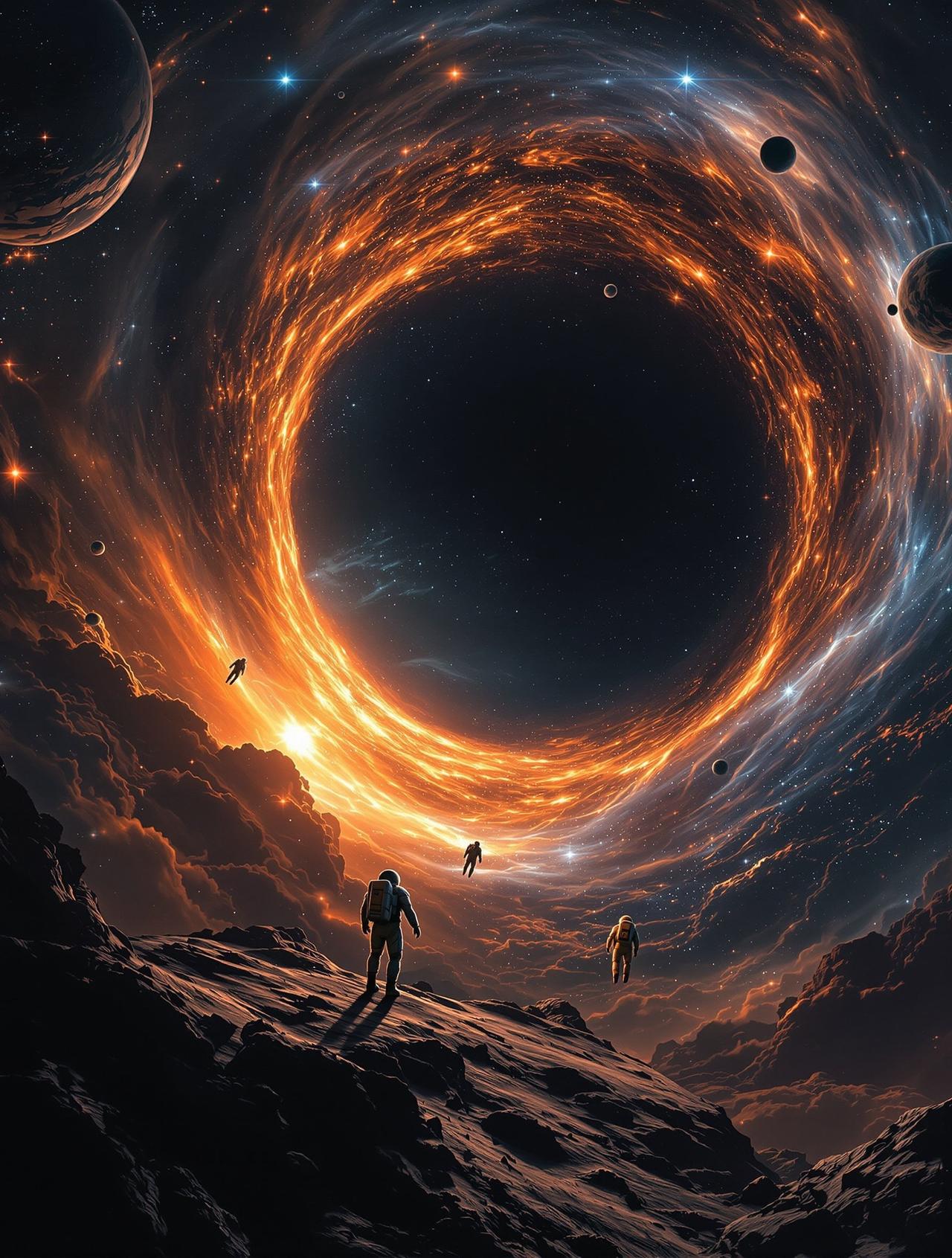 伊播影院出品科幻电影《星辰大海》主视觉海报